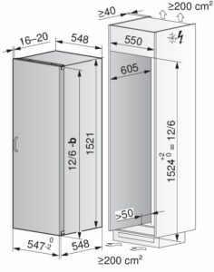 V-ZUG Cooler V2000 152FGI